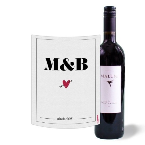 Maluni | Garnacha | Love with your own text | 750 ml